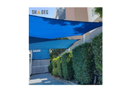 Shade Sail Blue Shadeg Ultrablock 325GSM 500cm ×300cm Rectangle