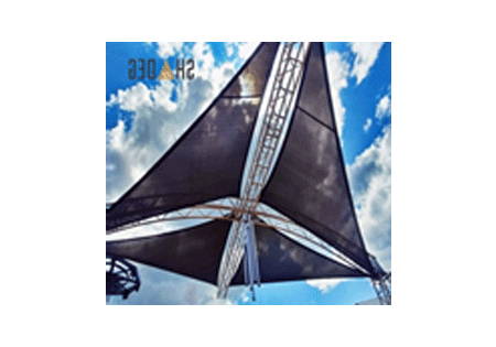 Shade Sail Charcoal Shadeg Ultrablock 600cm x 600cm x 848cm Right Angle Triangle