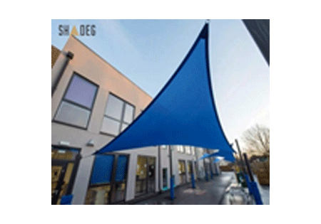 Shade Sail Blue Shadeg Ultrablock 325GSM 400cm ×400cm Square