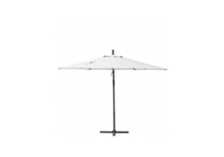 Side umbrella polar white D290cm 160g steel