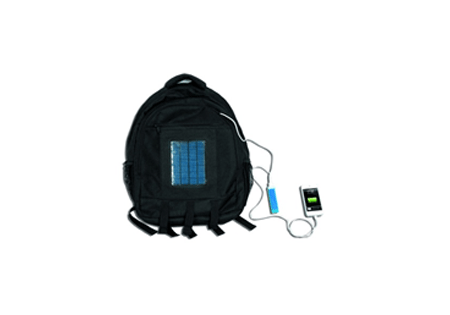 Solar Carry Bag with Mobile Phone Charging Connectors