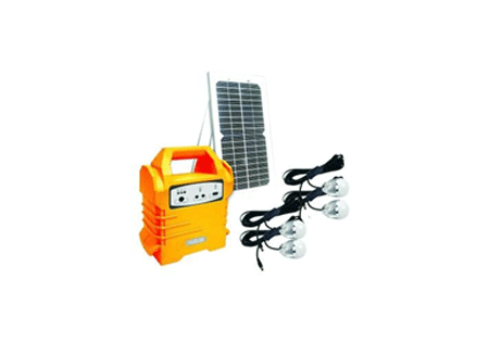 Solar kit 10W panel 4x3W LED lights