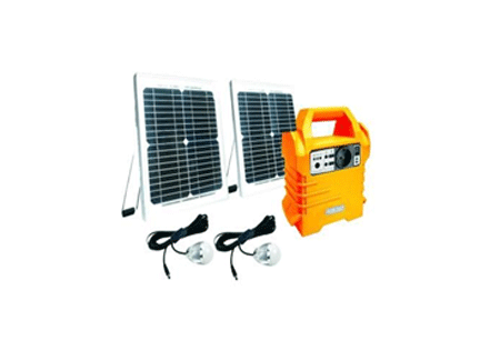 Solar kit 2x10W panels 2x3W LED bulbs