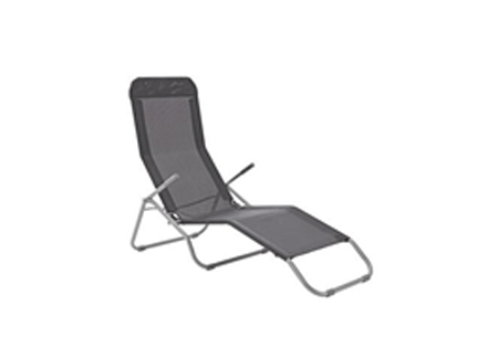 Sun Lounger 1Px Veia Origami 60%textilene 40%steel 60% H 104cmxL137cmxW61cm 2 Seating Positions