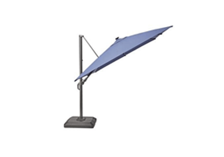Umbrella Aluminium LED Rectangular 280 cm X 390 cm NATERIAL