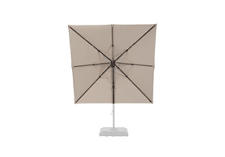 Cobertura de substituição de guarda-chuva lateral 290 cm x 290 cm NATERIAL