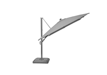 Umbrella Sonora Aluminium with base 280 cm X 390 cm Dark Grey
