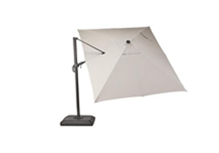 Umbrella Sonora Aluminium with base 280 cm X 390 cm Taupe