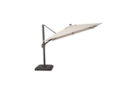 Umbrella Sonora LED with Base Aluminium 290 cm X 290 cm