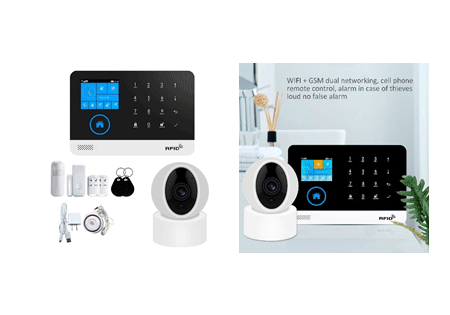WIFI Home Security Camera Alarm System Wireless IP GSM